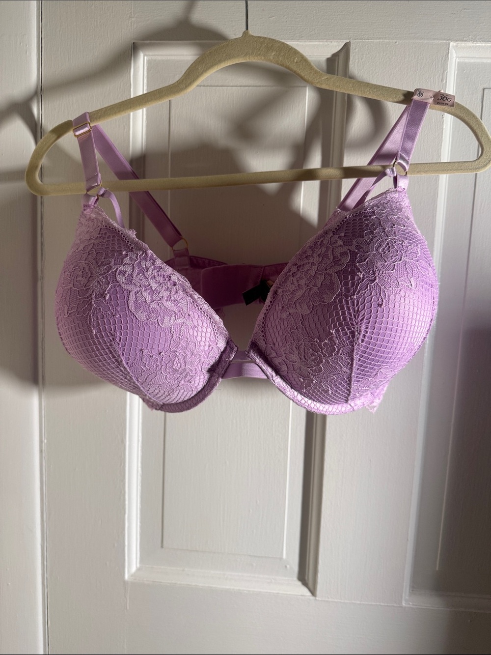 Victoria's Secret Lilac Lace Push-Up Bra